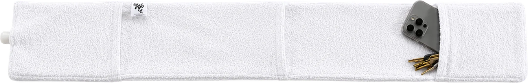 The LivWizeGuy towel laid flat